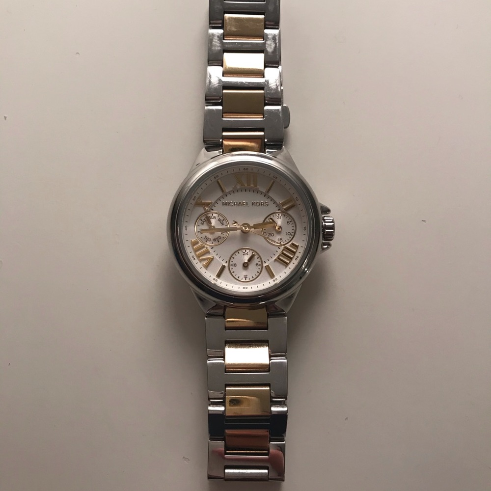 Gold and Silver Two Tone Michael Kors Watch